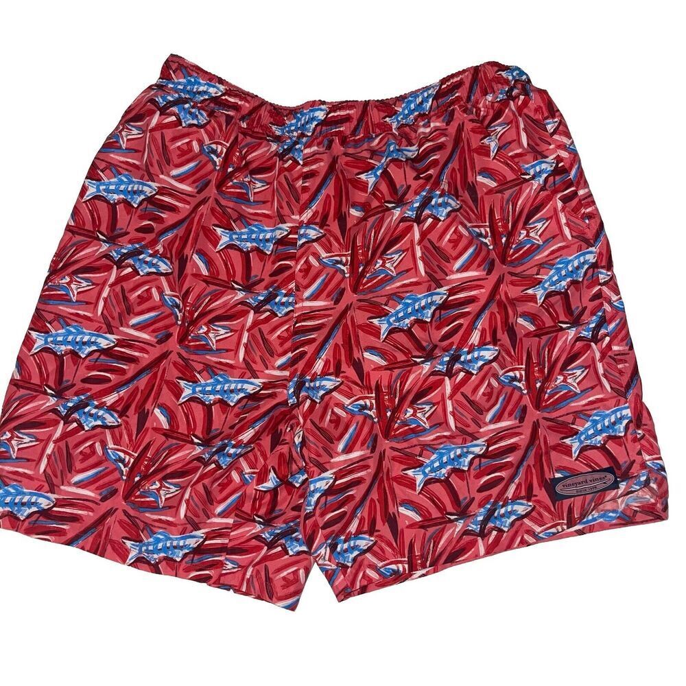 Men’s Vineyard Vines Shark Swim Trunks Size XL